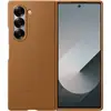 Image de Étui en cuir écologique marron pour Samsung Galaxy Z Fold6
