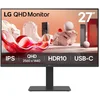 Image de Moniteur LG 27BA65QB 27" QHD 2560x1440 100Hz IPS Flicker-Free