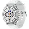 Image de Samsung Galaxy Watch8 Classic Bluetooth GPS NFC 46mm Super AMOLED Blanc Etanche IP68 Pulsomètre SpO2
