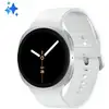 Image de Samsung Galaxy Watch 8 Bluetooth GPS NFC 44mm Super AMOLED Argent Taille Unique Étanche IP68 Pulsomètre