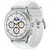 Image de Samsung Galaxy Watch8 Classic 4G LTE GPS NFC 46mm Super AMOLED Blanc Argent M IP68 SpO2 Pulsomètre