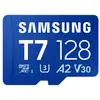 Image de Carte microSD Samsung T7 128 Go UHS-I 170 Mo/s Class 10 U3 V30 Bleu