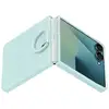 Image de Coque en silicone vert menthe avec anneau pour Samsung Z Flip7