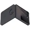 Image de Coque Samsung en silicone noire avec anneau pour Z Flip7