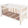 Image de Lit évolutif en rotin Théo Bébé Oceania 70x140 146x75,5x87 cm