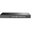 Image de Commutateur TP-Link 24 ports Gigabit L2+ 4 SFP PoE+ 150 W sans ventilateur géré
