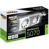 Image de Carte Graphique Inno3D GeForce RTX 5070 TWIN X2 OC WHITE 12GB GDDR7 Reflex 2 RTX AI DLSS4