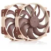 Image de Pack de 2 ventilateurs supplémentaires 140 mm Noctua NF-A14x25r G2 PWM Sx2-PP, marron