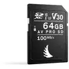 Image de Carte mémoire Angelbird AV PRO SD V30 64GB SDXC UHS-I 100MB/s résistante