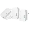 Image de Strong Powerline 600 Triple Pack Mini 3x adaptateurs CPL/PLC 600 Mbit/s