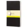 Image de Moleskine Cahier lot de 3 cahiers 80 pages unies noir