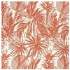 Image de Tissu viscose crêpe plantes vendu au mètre(...) - Orange