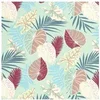Image de Tissu viscose imprimé feuilles vendu par 50 cm(...) - Vert