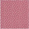 Image de Tissu coton double gaze imprimé brindilles vendu au mètre(...) - Rose