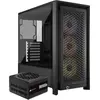 Image de Corsair Frame 4000D RS ARGB Noir + ATX 1000W-RM1000e Gold