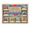 Image de Melissa et Doug mon premier jeu de timbres en bois - Véhicules