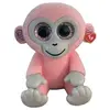 Image de Porte-clés en peluche Mini Boos Clip Grapes Le singe Rose