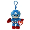 Image de Peluche Marvel Beanie Babies Soft Porte-clés Captain America