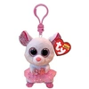 Image de Porte-clés en peluche Beanie Boo's Clip Nina la Souris