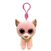 Image de Porte-clés en peluche Beanie Boo's Clip Fiona le Chat