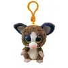 Image de Porte-clés en peluche Beanie Boo's Clip Binky Le Galagos Marron et Blanc