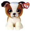 Image de Peluche Beanie Boo's Small Hugo Le Bulldog Marron et Blanc