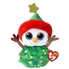 Image de Peluche interactive Beanie Boo's Small Garland le bonhomme de neige