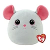 Image de Peluche Squish A Boos Small Catnip La Souris Gris et Rose