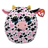 Image de Animal en peluche Squish a Boos Coussin Milkshake la vache 20 cm