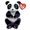 Image de Peluche Beanie Babies Small Ying Le Panda Noir et Blanc