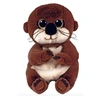 Image de Peluche Beanie Babies Small Mitch La Loutre Marron
