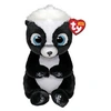 Image de Animal en peluche Beanie Bellies Rukus la mouflette 15 cm Noir et Blanc