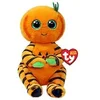 Image de Animal en peluche Beanie Boo's Small Halloween Trickster Citrouille 15 cm