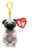 Image de Porte-clés en peluche Beanie Bellies Clip Izzy Le Chien