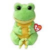 Image de Animal en peluche Beanie Bellies Medium Snapper la grenouille 30 cm Vert
