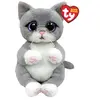 Image de Animal en peluche Beanie Bellies Medium Morgan le chat 30 cm Gris