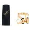 Image de Ligature M/o Ténor Plaquée Or et Couvre-bec Plastique - LC58GP Ligatures saxophone ténor
