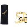 Image de Saxophones VANDOREN LIGATURE M/O BARYTON FINITION OR ET COUVRE BEC PLASTIQUE - LC59DP Ligature saxophone Baryton