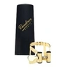 Image de Saxophones VANDOREN LIGATURE SAXOPHONE M/O SOPRA PLAQUE OR+CB PL Ligature saxophone Alto