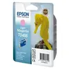Image de T0486 - 13 ml - magenta clair - original - blister - cartouche d'encre - pour Stylus DX3800; Stylus Photo R200, R220, R300, R320, R340, RX500, RX600,