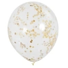Image de Haza Original ballons confettis or 6 pièces 30 cm