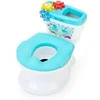 Image de BABY EINSTEIN Mini Toilette enfant avec Réducteur de Toilette inclus Chasse d eau musical