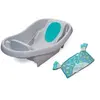 Image de Baignoire Bébé, Grand Confort, Extra-Large Avec Porte Bébé En Tissu Doux, Coussins De Siege, Tablette, Jusqu'A 24 Mois