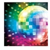 Image de Lot De 16 Serviettes Disco Fever - Multicolores