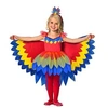 Image de déguisement perroquet fille - 5/6 ans - multicolore - 9903518