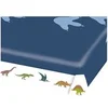 Image de nappe Happy Dinosaur 115 x 175 cm papier bleu