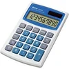 Image de Ibico 082X - Calculatrice de poche - 10 chiffres - panneau solaire, pile - blanc, bleu