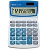 Image de Ibico 210X - Calculatrice de bureau - 10 chiffres - panneau solaire, pile - blanc, bleu