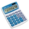 Image de Ibico 208X - Calculatrice de bureau - 8 chiffres - panneau solaire, pile - bleu, gris clair