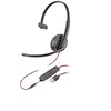 Image de Blackwire 3215 Monaural Head-Band Black Headset - Headsets (Call Center/Office, Monaural, Head-Band, Black, IN-LINE Control, Wired)